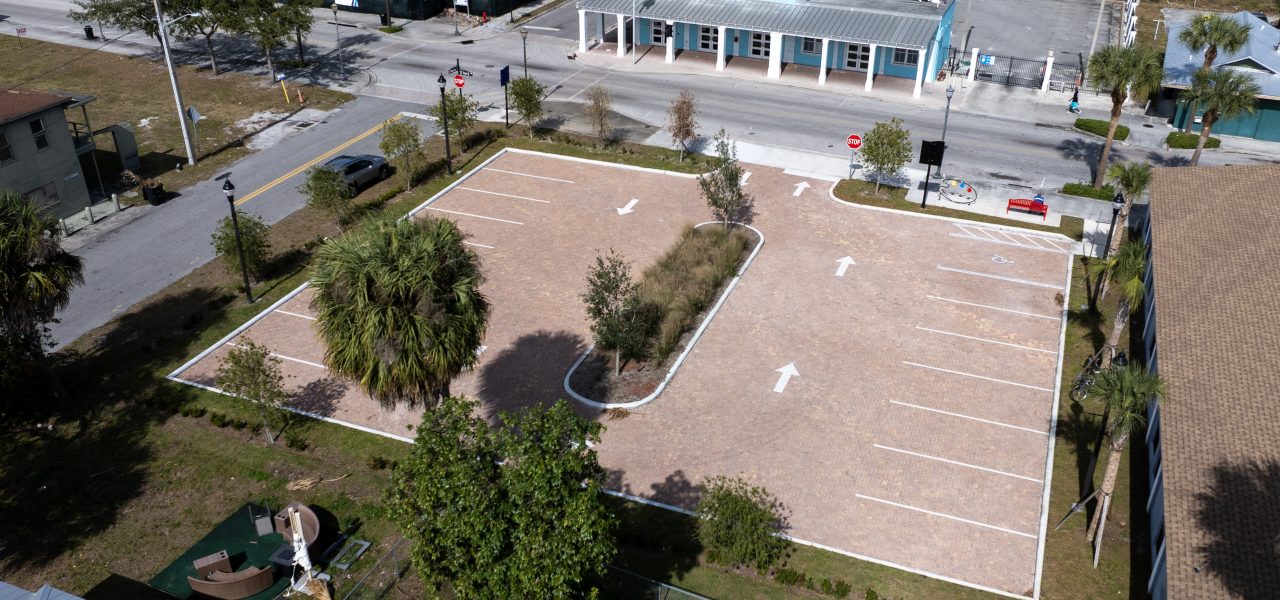 Avenue D and Means Court Parking Lot Improvement