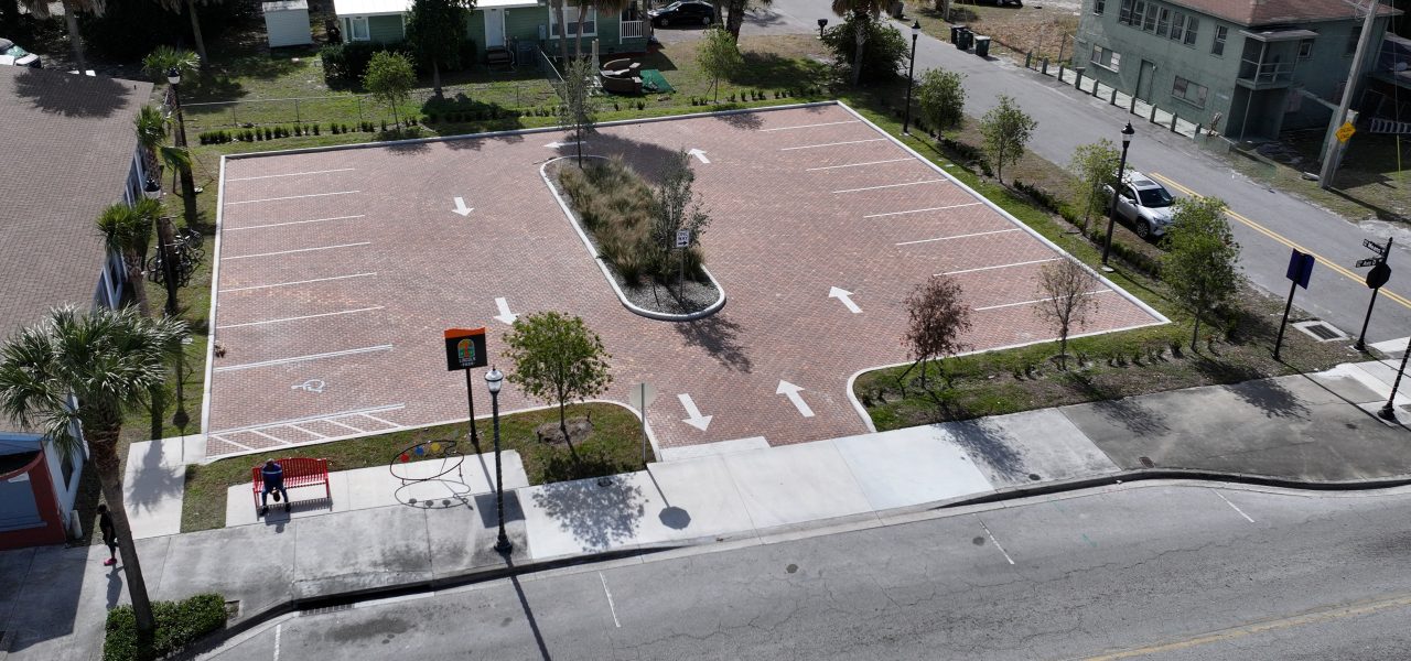 Avenue D and Means Court Parking Lot Improvement