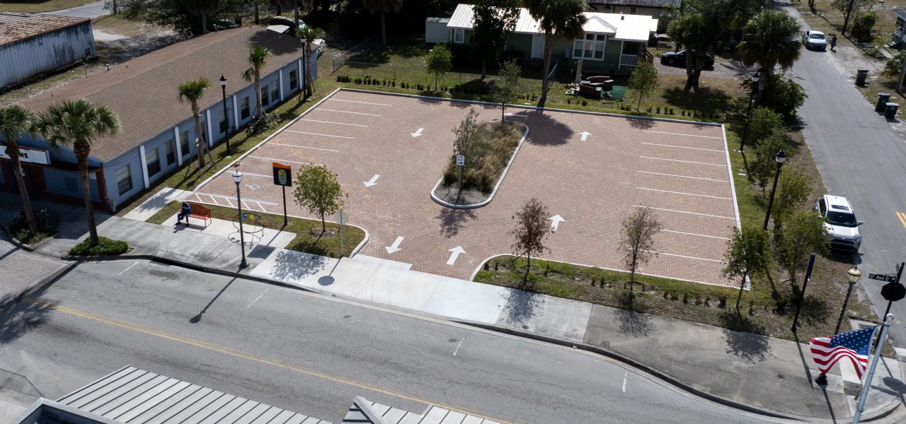 Avenue D and Means Court Parking Lot Improvement