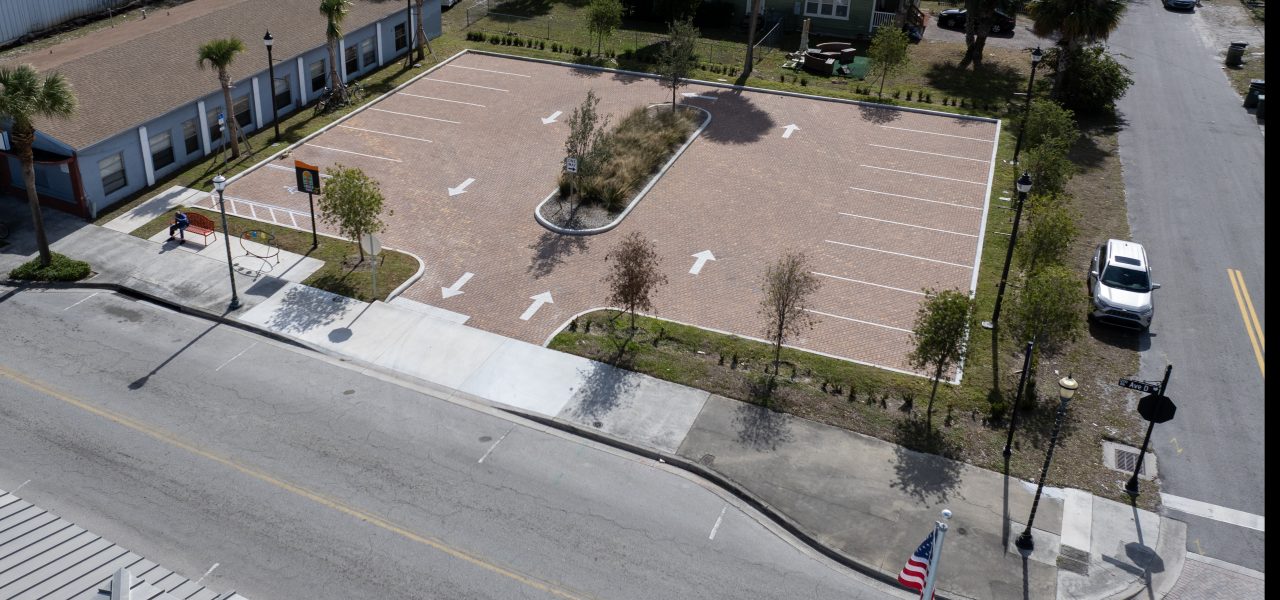Avenue D and Means Court Parking Lot Improvement