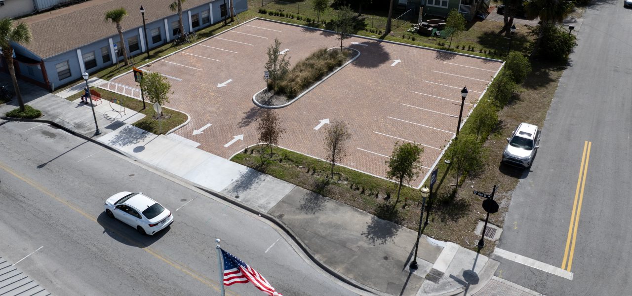Avenue D and Means Court Parking Lot Improvement