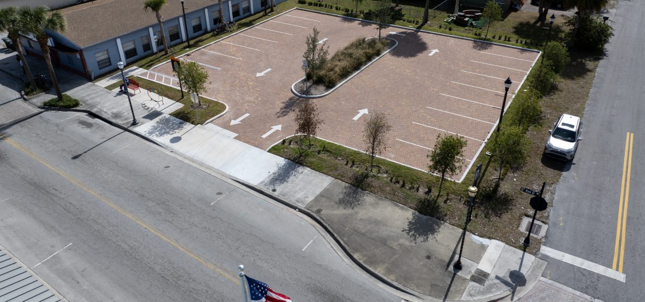 Avenue D and Means Court Parking Lot Improvement